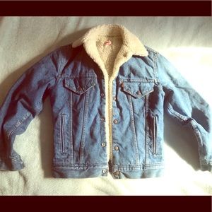 Vintage Levi’s Jean Jacket Sherpa Lined